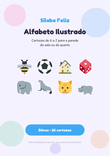 Bónus alfabeto ilustrado